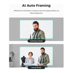 OBSBOT MEET SE - Webcam 1080P 100FPS, Cảm Biến CMOS 1/2,8", Chế Độ Làm Đẹp, Điều Khiển Bằng Cử Chỉ - Bảo Hành 12 Tháng — ảnh 4