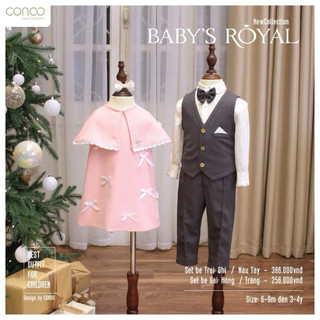 Set bộ bé trai william sz 2-3y,3-4y