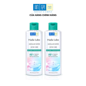 Combo 2 x Nước tẩy trang sạch sâu cho da mụn, nhạy cảm Hada Labo Micellar Water Acne Care 240ml