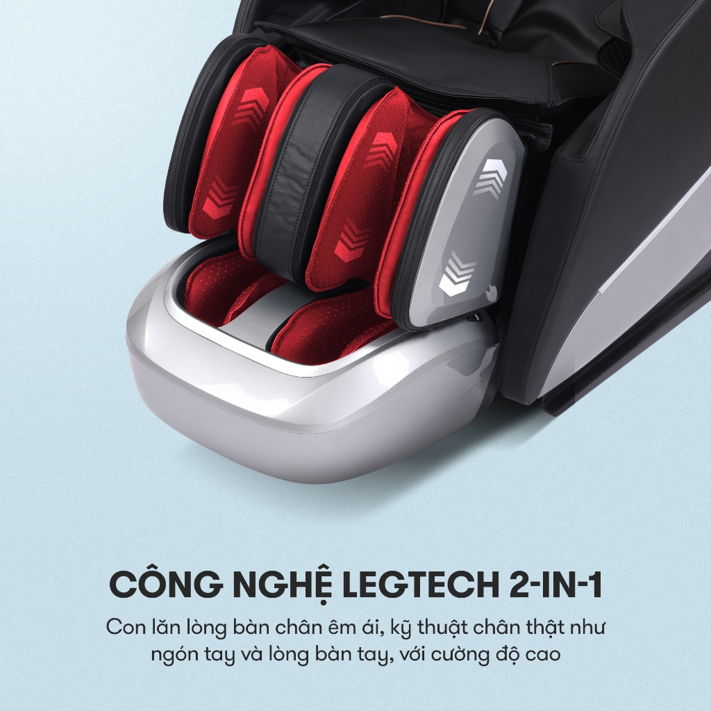 Ghế massage KINGSPORT G17 Sonic công nghệ massage Kingtech Touch Pro, công nghệ massage sóng âm