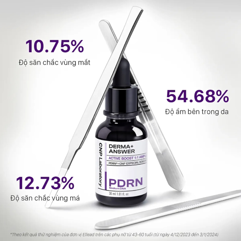 Tinh chất PDRN căng bóng sáng da hỗ trợ tái sinh CNP Derma Answer Active Boost Ampule