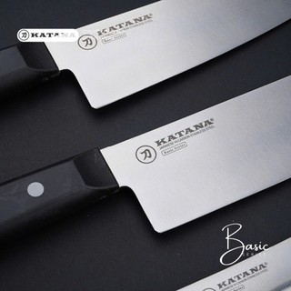 BỘ DAO LÀM BẾP cao cấp KATANA Basic thép chống gỉ Made in Việt Nam - KATASET3