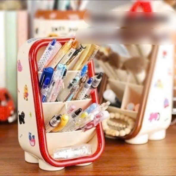 ỐNG CĂM BÚT NHIỀU NGĂN MẪU MỚI ĐỂ BÀN CHO BÉ - TH