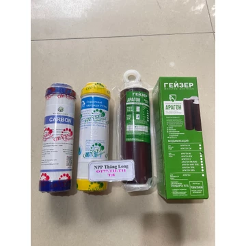 Lõi lọc nước Nano GeySer Nga - Lõi than/cation/Aragon Chính hãng