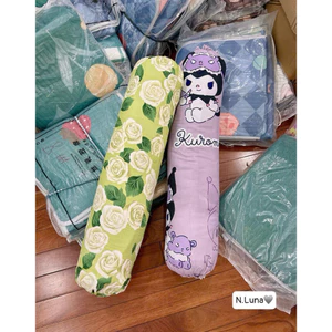 Gối ôm hoa trà kuromi hàng rẻ 90cm