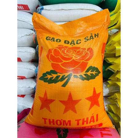 Gạo Thơm Thái bao 25kg gạo dẻo mềm