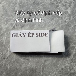 Bộ Dụng Cụ Ép Side Tóc (lược, giấy ép, 3 cây kẹp chia tóc)