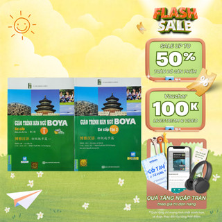 Sách - Combo Giáo Trình Hán Ngữ Boya Sơ Cấp 1 sách bài học + Sơ Cấp 2 sách bài học (học kèm app)
