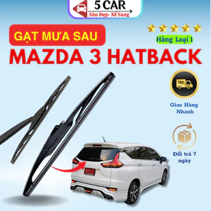 Lưỡi Gạt Mưa Sau Xe Ô Tô Mazda 3 Hatback - gạt nước sau xe Mazda 3 Hatback vừa khít xe siêu bền,siêu sạch TSG 306