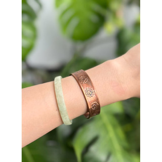Vòng ĐỒNG ĐỎ nhập khẩu ẤN ĐỘ có kiểm nghiệm >99,9% theo Ayurveda hoạ tiết Om hoặc Chakra