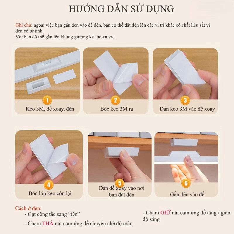 Đèn Học Thanh Gắn Tích Điện Bảo Vệ Mắt 3 Chế Độ Sáng, Đèn Led Dài 32cm Gắn Bàn Học, Bàn Trang Điểm, Tủ Trưng Bày, Làm Đè | BigBuy360 - bigbuy360.vn