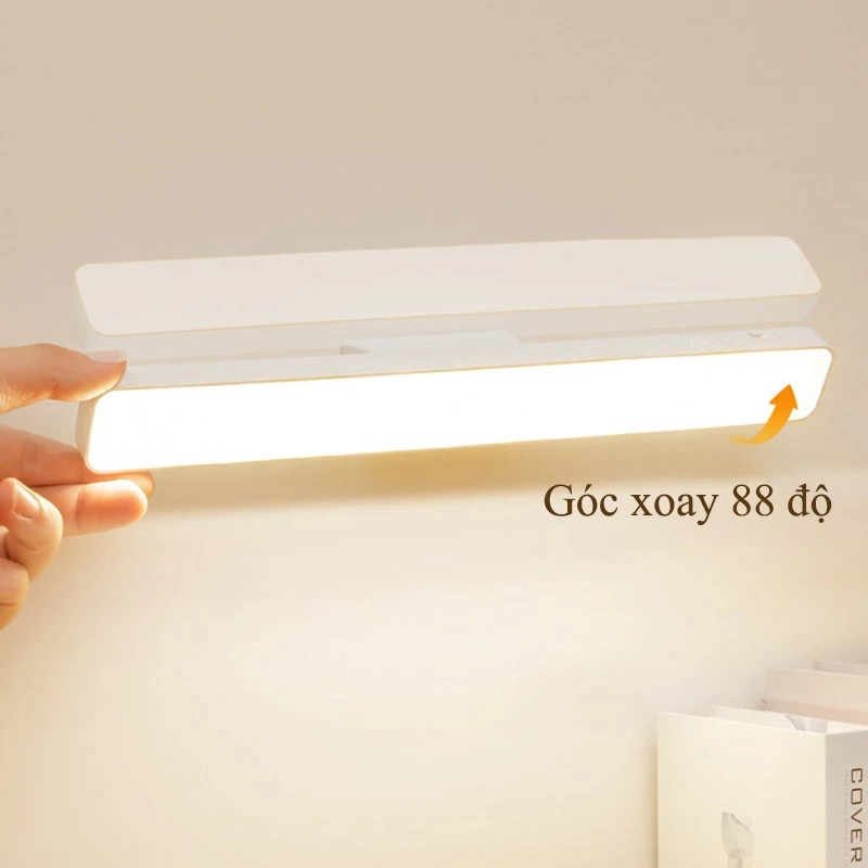 Đèn Học Thanh Gắn Tích Điện Bảo Vệ Mắt 3 Chế Độ Sáng, Đèn Led Dài 32cm Gắn Bàn Học, Bàn Trang Điểm, Tủ Trưng Bày, Làm Đè | BigBuy360 - bigbuy360.vn