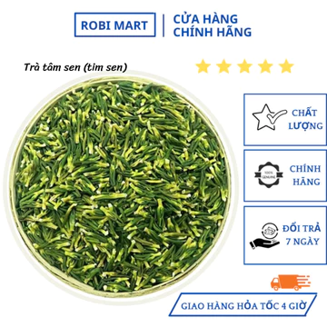 Trà tâm sen (tim sen) robimart giúp ngủ ngon, thanh nhiệt - gói 250g, 500g, 1000g