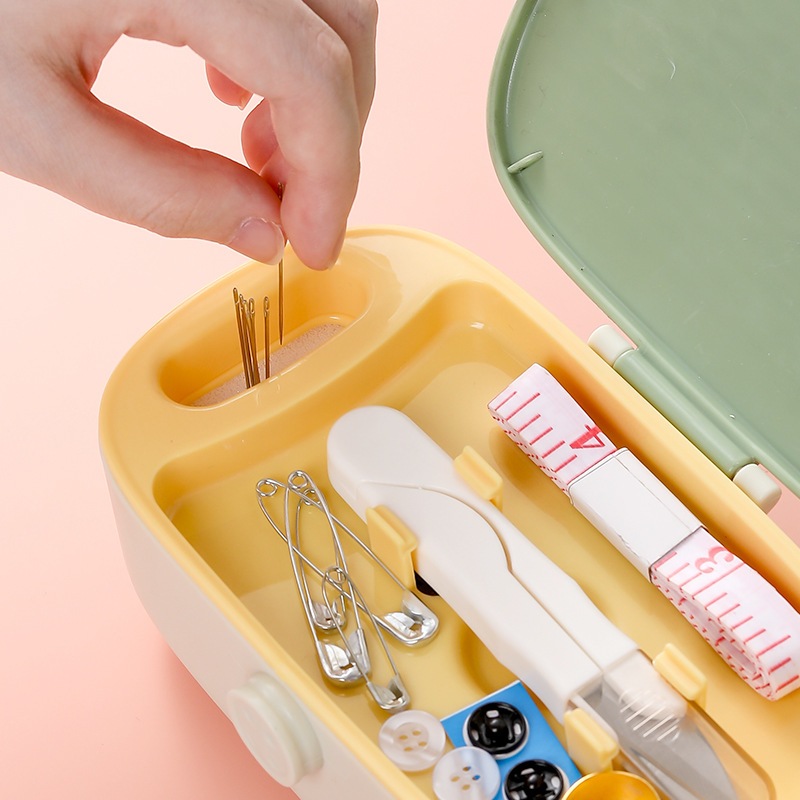 Hộp Kim Chỉ May Khâu 43 Món Đa Năng Mini Tiện Lợi – Bộ Dụng Cụ May Vá Gia Đình Du Lịch Văn Phòng