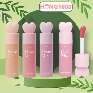 Son Kem Má Hồng 2in1 4U2 Dear Me Liquid Blush 3.7g Lì Mịn, Căng Mọng Chuẩn Thái Lan shop Hong1008