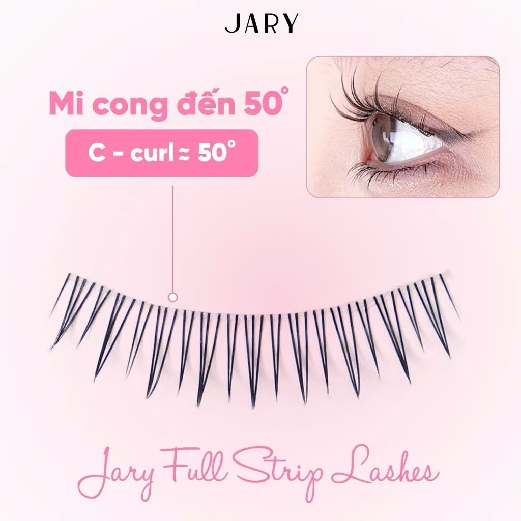 Lông Mi Giả Nguyên Dây JARY Gân Trong, Tự Nhiên Như Mi Thật | NHÍM HOUSE