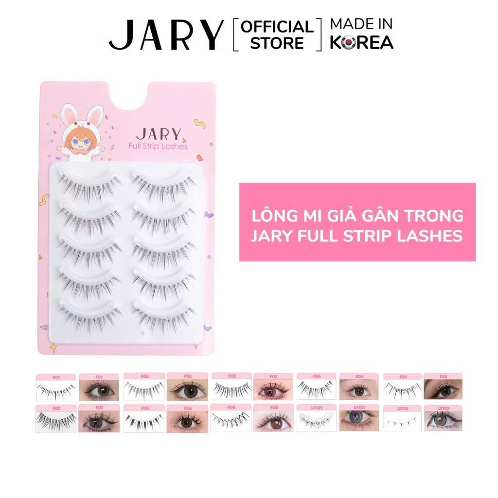Lông Mi Giả Nguyên Dây JARY Gân Trong, Tự Nhiên Như Mi Thật | NHÍM HOUSE