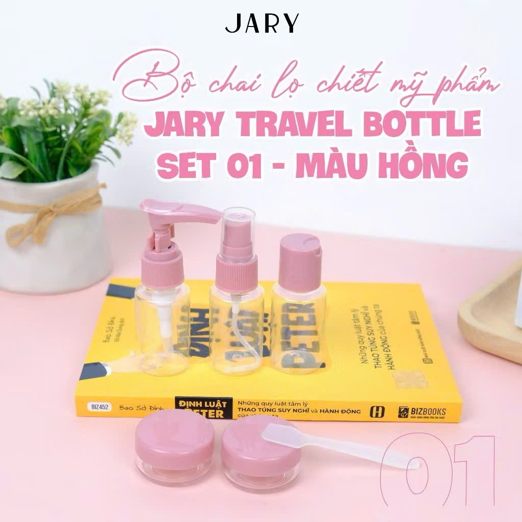 Bộ Chiết Mỹ Phẩm JARY Du Lịch Tiện Lợi Nhỏ Gọn Dễ Mang Theo | NHÍM HOUSE