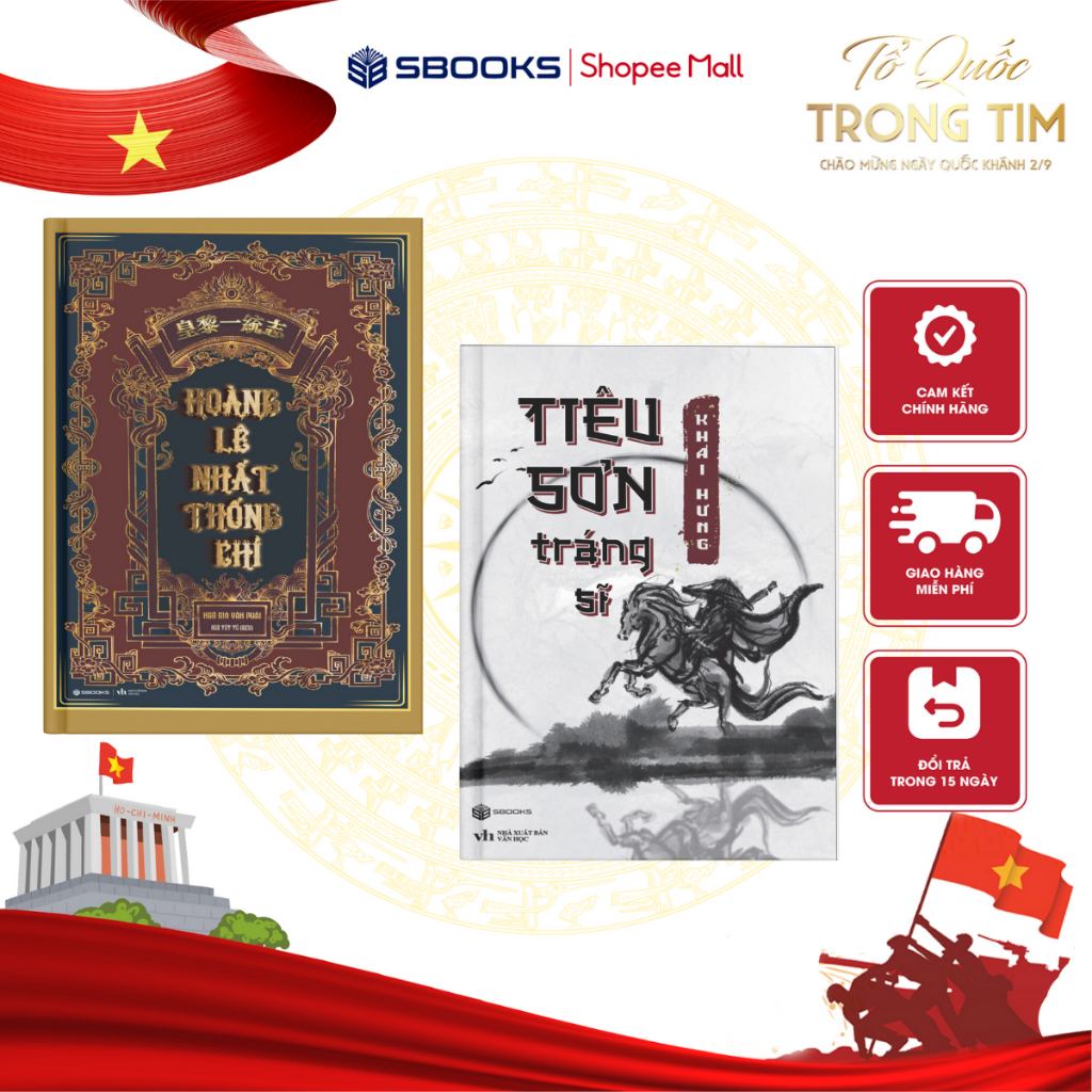 Sách - Combo 2 Cuốn: Hoàng Lê Nhất Thống Chí + Tiêu Sơn Tráng Sĩ - SBOOKS