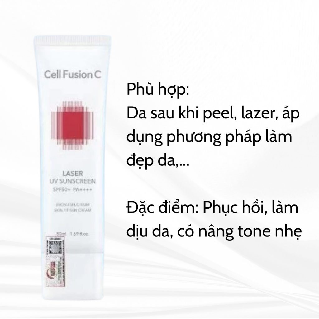 [HÀNG CTY] Kem Chống Nắng Cell Fusion C Laser UV Sunscreen SPF50+ PA++++ 35ml Phổ Rộng Cho Da Treatment (nobox)