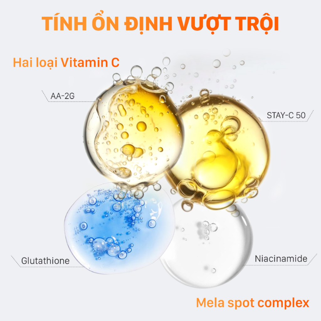 Tinh chất chứa Vitamin C làm sáng da cải thiện vết nám Derma Answer Mela Spot Brightening Ampule
