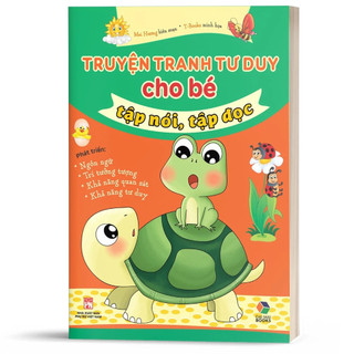 Sách - Truyện Tranh Tư Duy Cho Bé . tập nói tập đọc