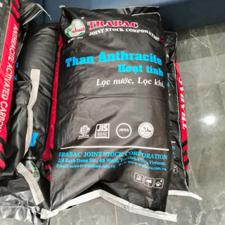 Than hoạt tính AnthraticeTrà Bắc vật liệu lọc nước giếng khoan, nước máy (25Kg)