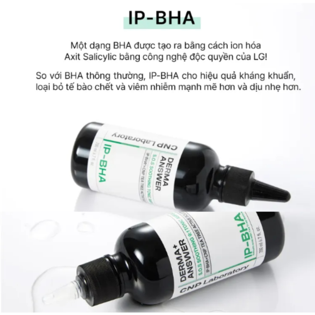Tinh chất tẩy tế bào chết dịu nhẹ CNP Laboratory Derma Answer SOS Soothing Tonic Ampule (IP-BHA)