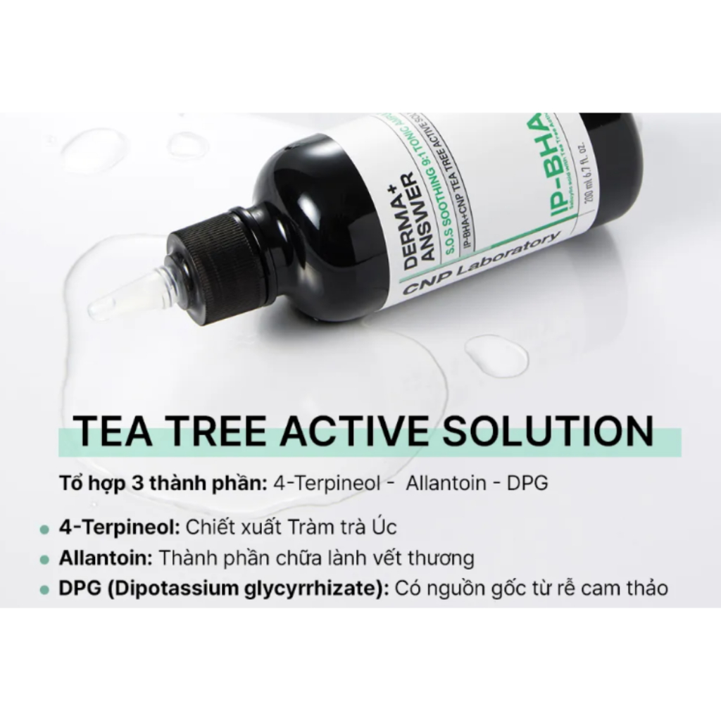 Tinh chất tẩy tế bào chết dịu nhẹ CNP Laboratory Derma Answer SOS Soothing Tonic Ampule (IP-BHA)