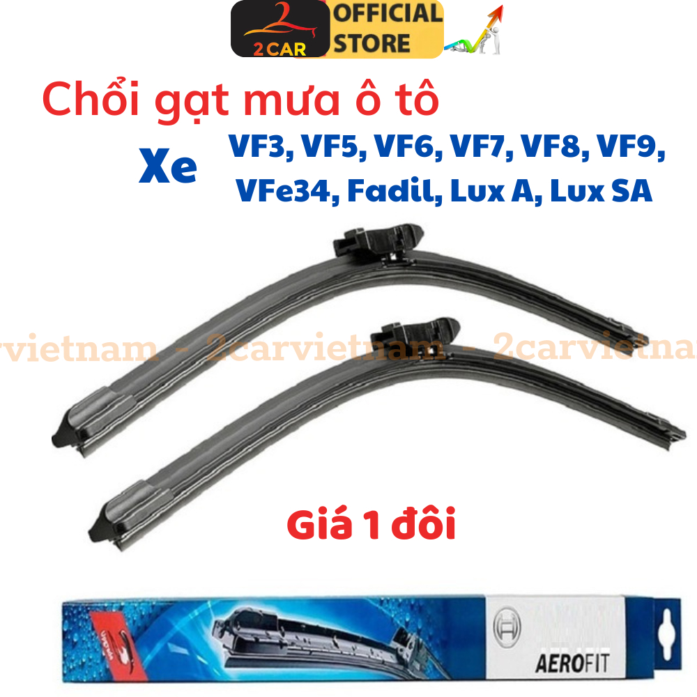 Chổi gạt mưa xe Vinfast VF9, VF8, VF7, VF6, VF5, VF3, Fadil, Lux SA , Lux A ,Gạt mềm, siêu sạch, chuẩn form xe