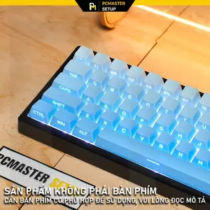 Tổng hợp Keycap xuyên led Side Print Gradient nhựa pbt họa tiết doubleshot