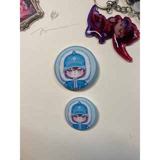 Huy hiệu Boboiboy Ice kim tuyến