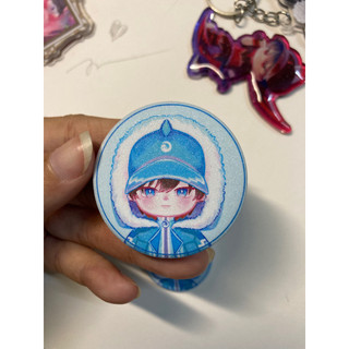 Huy hiệu Boboiboy Ice kim tuyến