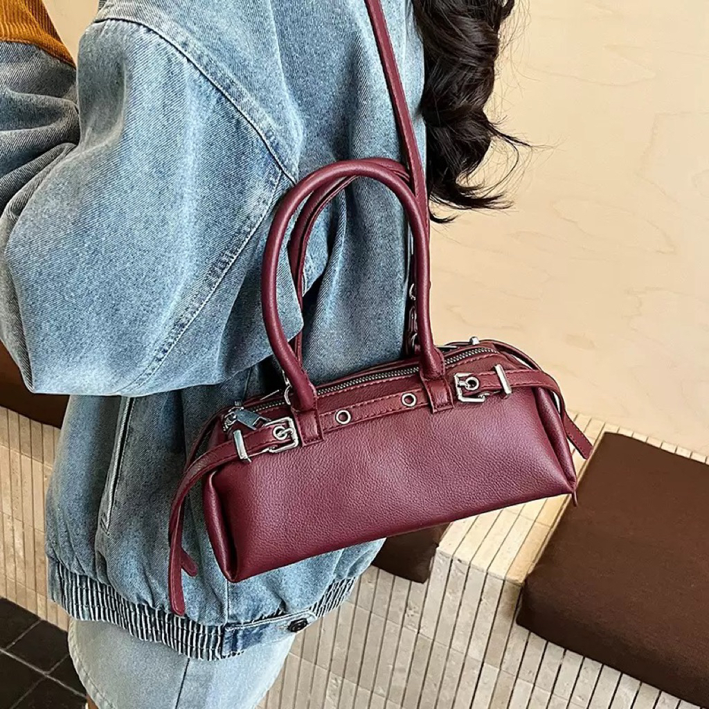 ( Sẵn nâu) Túi xách da mẫu mềm s25 lưu ý size 25 nhưng túi rất bé như ảnh
