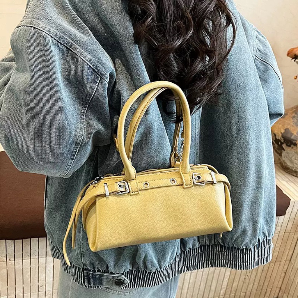 ( Sẵn nâu) Túi xách da mẫu mềm s25 lưu ý size 25 nhưng túi rất bé như ảnh