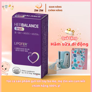 Sắt cho bà bầu HerBalance Iron 2g*20 gói