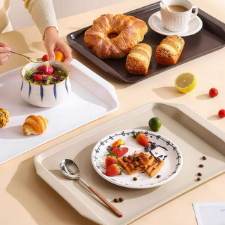 Khay nhựa đa năng 42 x 30 x 2cm Chubby Chef bê đồ hình chữ nhật chống trượt nhiều màu sặc