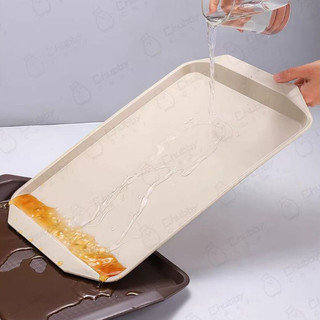 Khay nhựa đa năng 42 x 30 x 2cm Chubby Chef bê đồ hình chữ nhật chống trượt nhiều màu sặc