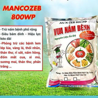 Trừ nấm Mancozeb Xanh Ấn Độ Vua nấm bệnh, trừ thối trái, thán thư, rỉ sắt, nấm hồng gói 1 kg