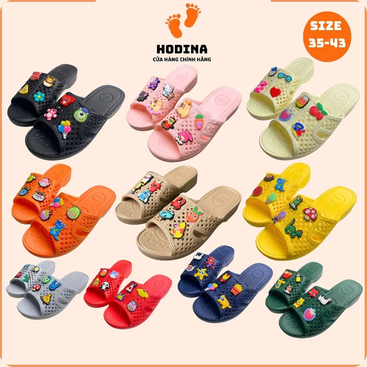 Dép Tổ Ong Gắn STICKER Dép ASIA Dép Đi Trong Nhà Dép Đi Chơi Siêu Nhẹ Chính Hãng Cao Cấp