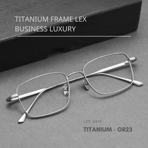 Gọng mắt kính Nam Titanium cao cấp, dáng sang trọng thanh lịch, tròng chống ánh sáng xanh.