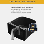 Nồi Chiên Không Dầu Bluestone AFB-5858, Giỏ Chiên Kính 7.0Lít - 1800W, Núm Cơ Dễ Sử Dụng, BH Chính Hãng 2 Năm -Mejia — ảnh 7
