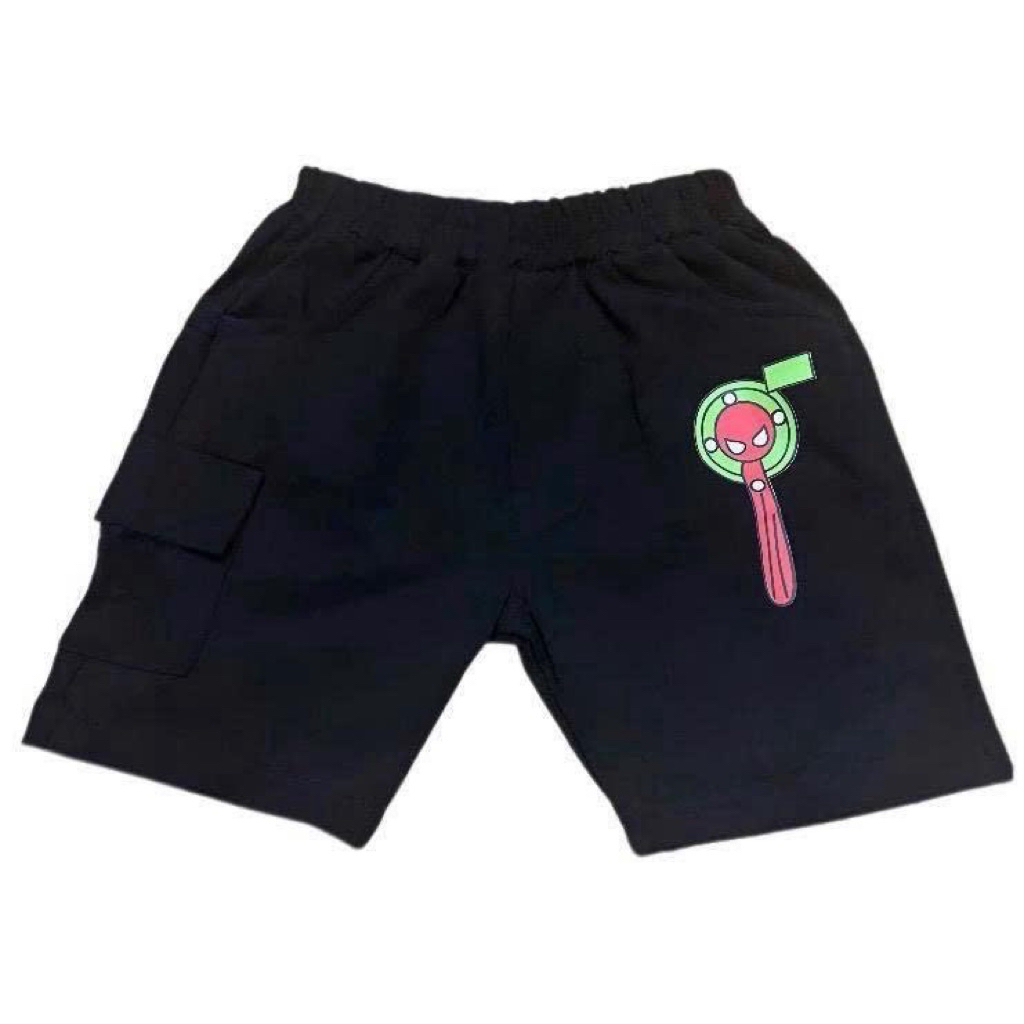 Combo 2 và 3 quần lửng thung cotton màu đen cho bé trai(mẫu ngẫu nhiên )