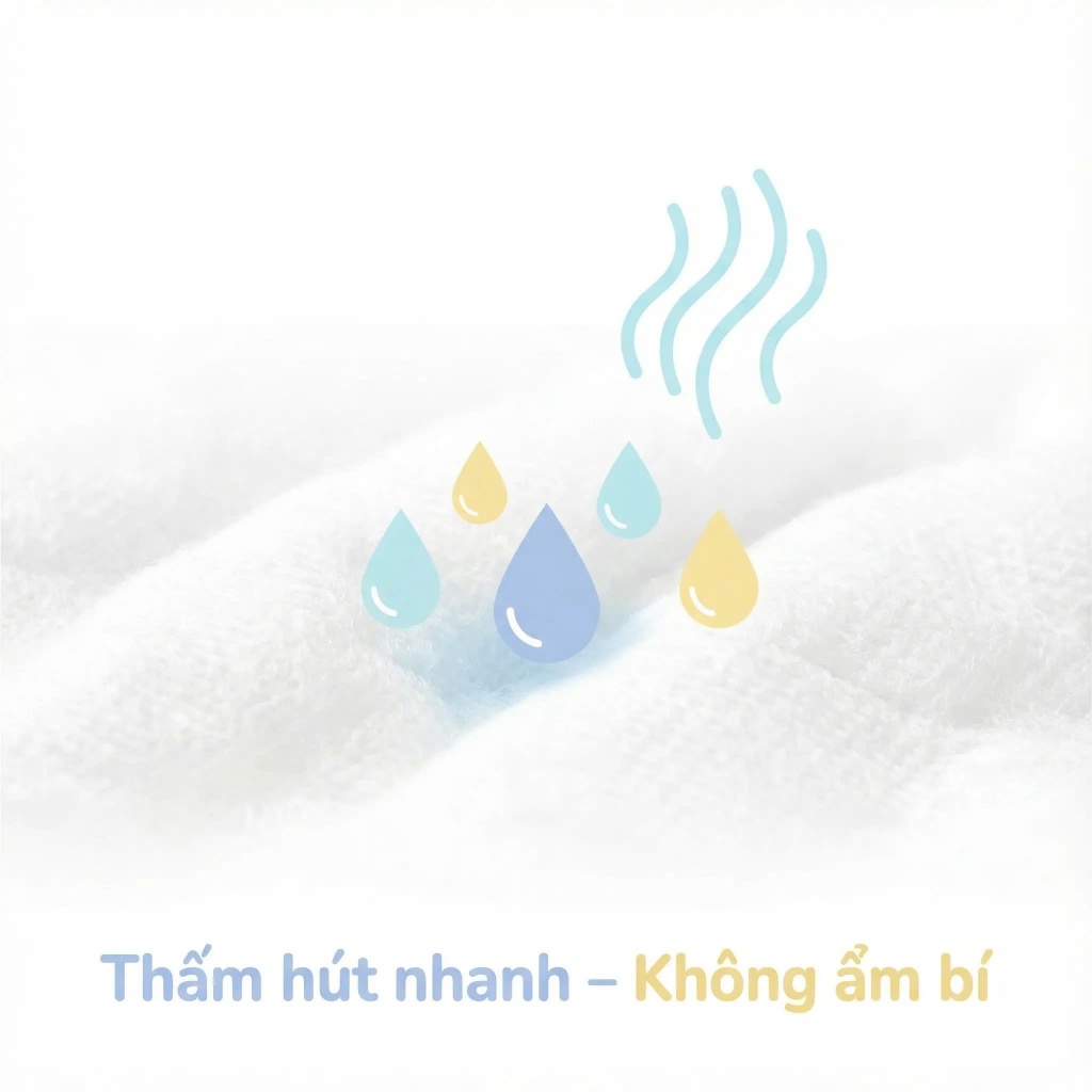 [150 miếng] HipBaby Care Tã bỉm quần cho bé Size M/L/XL2XL/3XL - Siêu thấm hút khô thoáng