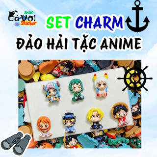 Set Charm Đảo Hải Tặc Anime Chibi Cute – Luffy, Zoro, Sanji, Nami Baby CỰC KỲ DỄ THƯƠNG