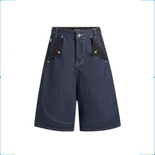 Quần short chất liệu Raw Denim - Ivankov Mule Pocket Raw Blue Denim Short