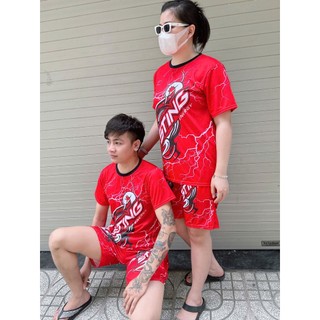 Đồ bộ nam nữ sting unisex Sét bộ quần sọt áo cổ tròn chất liệu thun lạnh co giãn thâm hút mồ hôi KL2