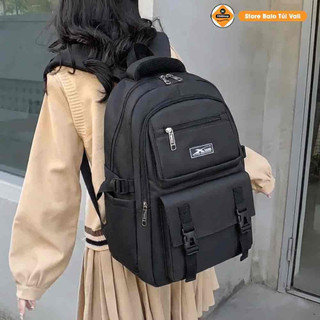Balo Học Sinh Thời Trang Chống Thấm Nước Black Blue XBags XB3203 – Phong Cách Teen, Màu Trung Tính, Nam Nữ Đeo Đều Đẹp!