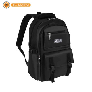 Balo Học Sinh Thời Trang Chống Thấm Nước Black Blue XBags XB3203 – Phong Cách Teen, Màu Trung Tính, Nam Nữ Đeo Đều Đẹp!
