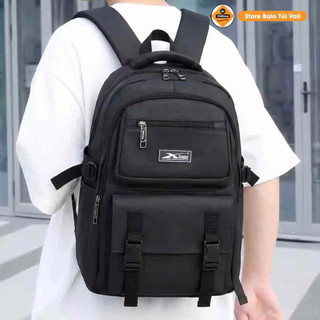 Balo Học Sinh Thời Trang Chống Thấm Nước Black Blue XBags XB3203 – Phong Cách Teen, Màu Trung Tính, Nam Nữ Đeo Đều Đẹp!